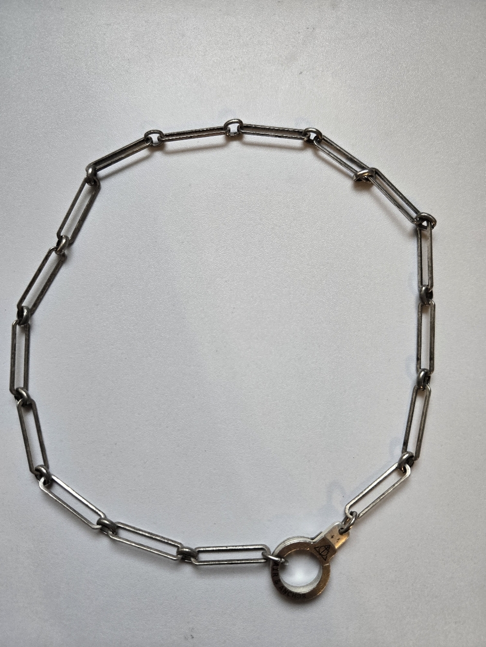 Air & Anchor Cuff Keeper Necklace